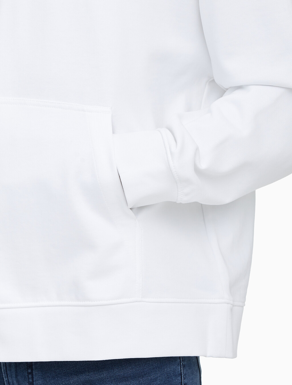 Buy 남성 릴렉스핏 스탠다드 로고 후드 티셔츠 in color BRILLIANT WHITE