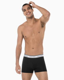 Buy 남성 코튼 스트레치 버라이어트 3PK 트렁크 in color BLACK