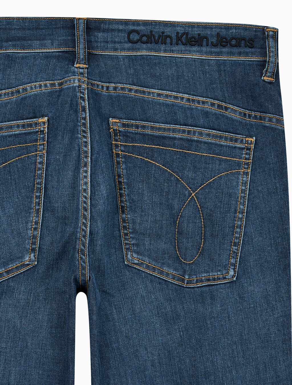 Buy 남성 바디 테이퍼핏 다크블루 37.5 기능성 데님 in color BLUE BLACK HANGER LOOP