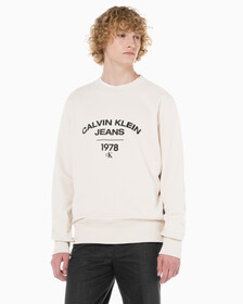 Buy 남성 커브 1978 로고 크루넥 스웨트셔츠 in color BLUR FLORAL_BLACK