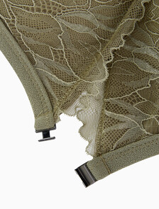 Buy 여성 플로랄 레이스 AF 트라이앵글 in color DUSKY GREEN