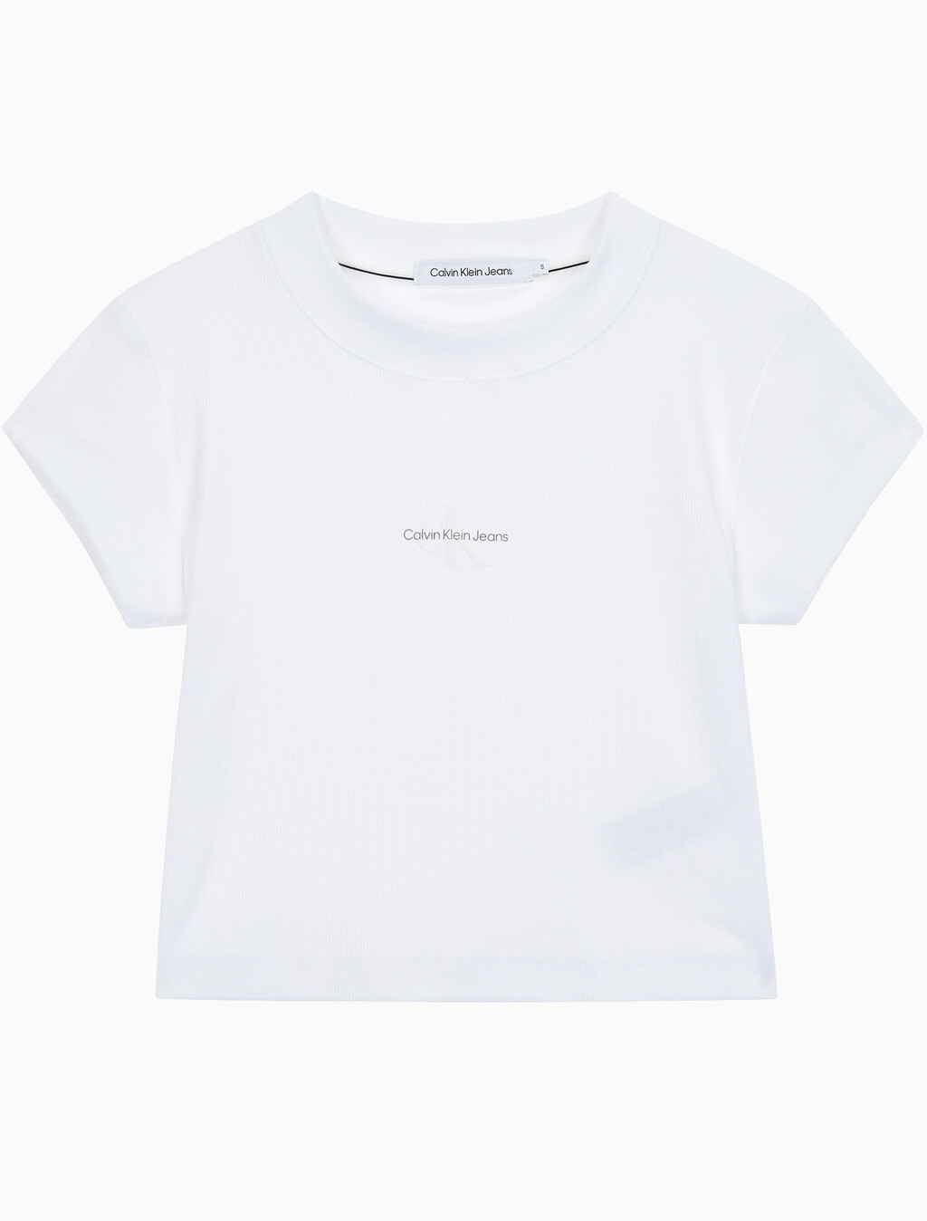 Buy 여성 모노그램 베이비 티셔츠  in color BRIGHT WHITE