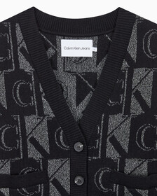 Buy 여성 프리미엄 라인 메탈릭 올오버프린트 베스트 in color CK BLACK