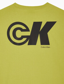 Buy 남성 이지핏 CK 스포츠 로고 그래픽 반팔 티셔츠 in color SPANISH LIME 