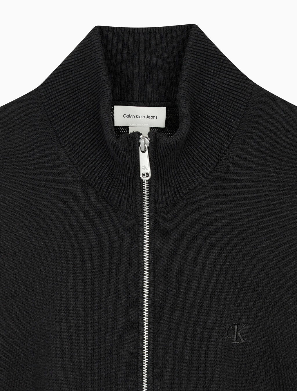 Buy 남성 에센셜 스웨터 가디건 in color CK BLACK