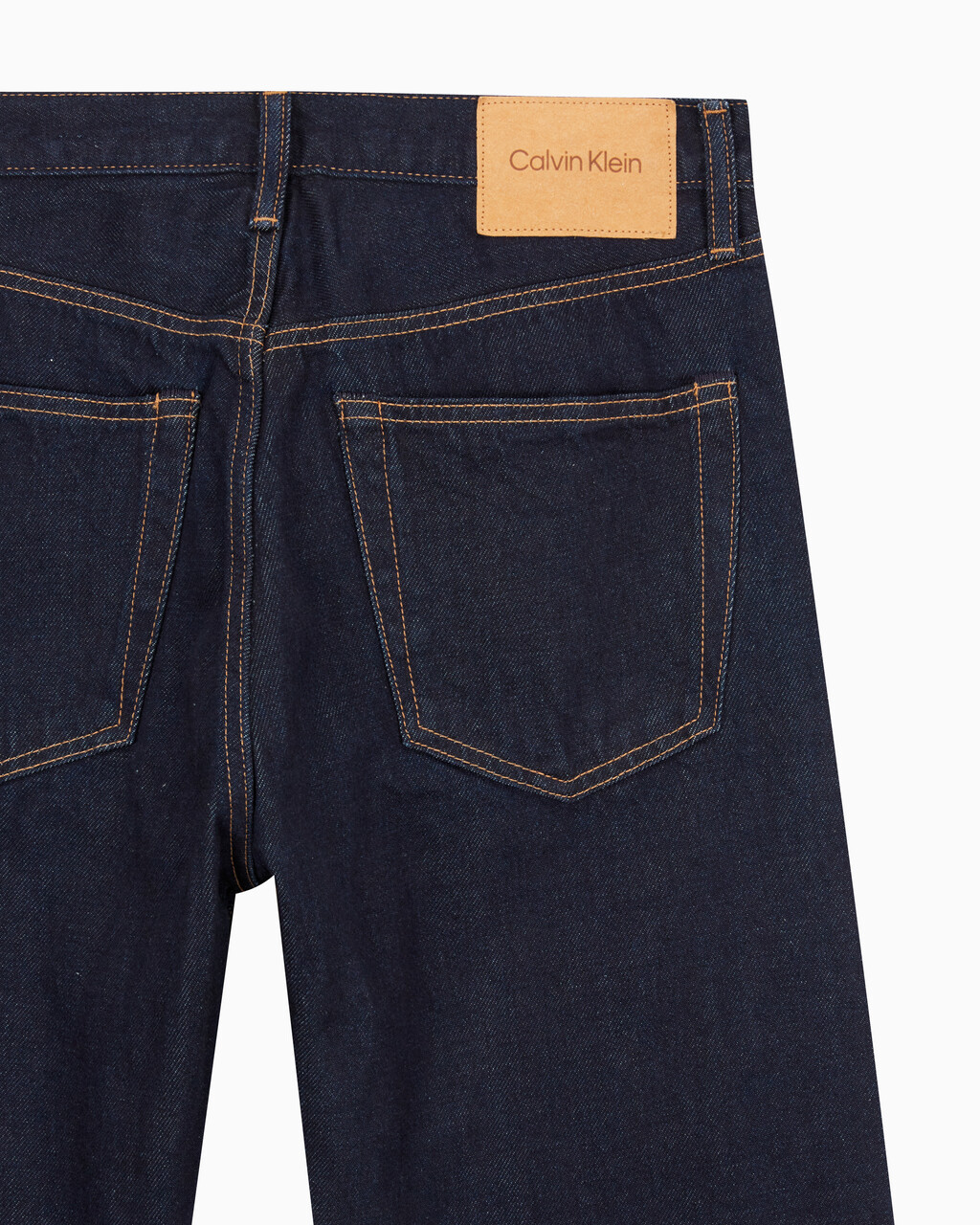 Buy 남성 스트레이트핏 린스 데님 in color CK RAW SELVEDGE