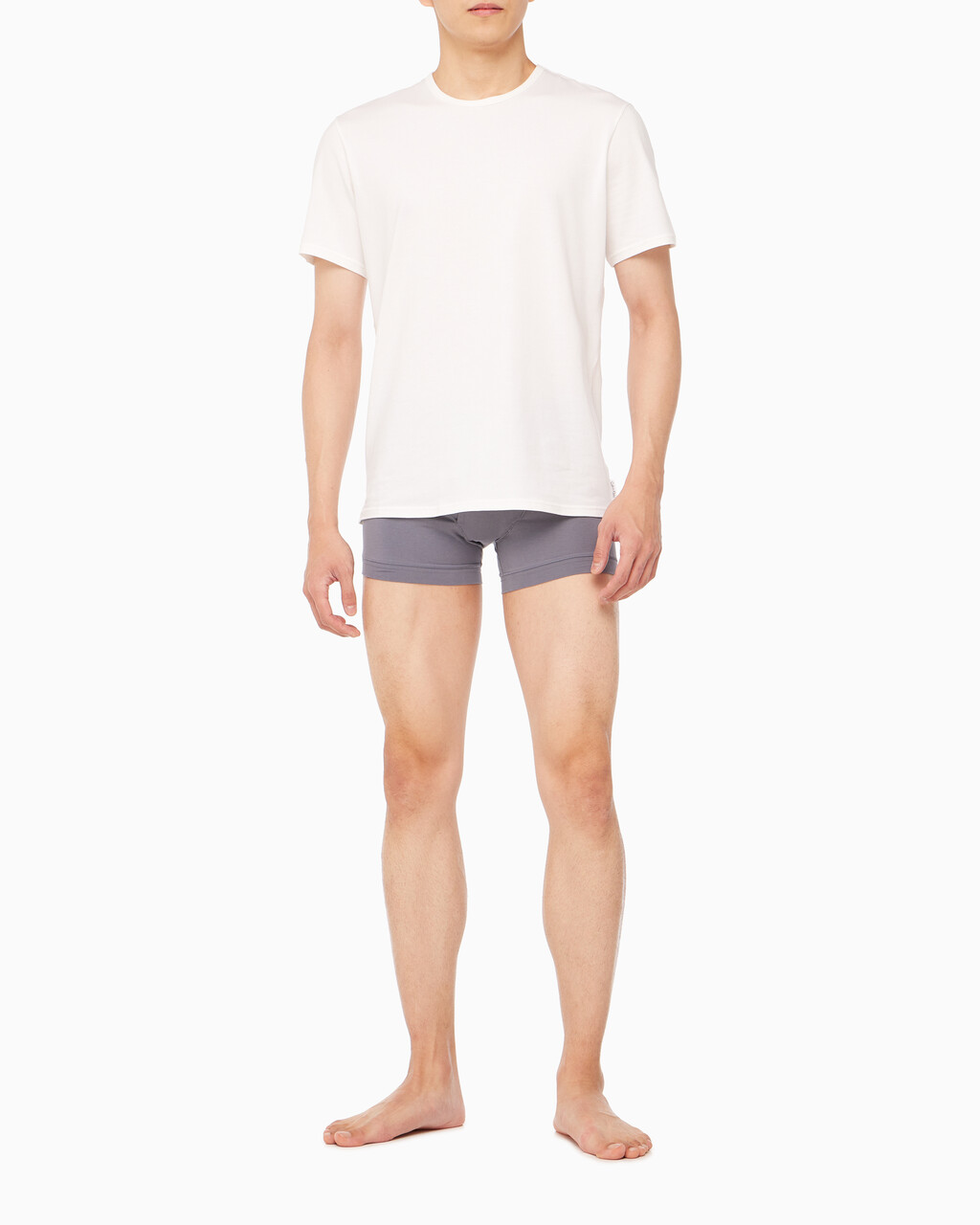 Buy 남성 모던코튼 크루넥 2PK 반팔 티셔츠 in color WHITE
