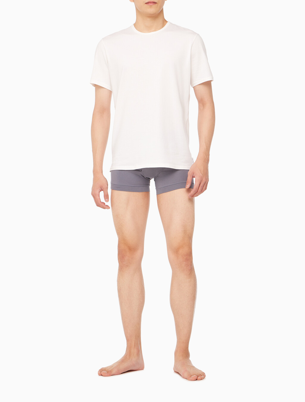 Buy 남성 모던코튼 크루넥 2PK 반팔 티셔츠 in color WHITE