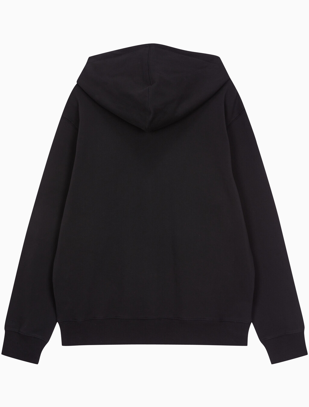 Buy 남성 릴렉스핏 CK 뱃지 로고 집업 후디 in color CK BLACK