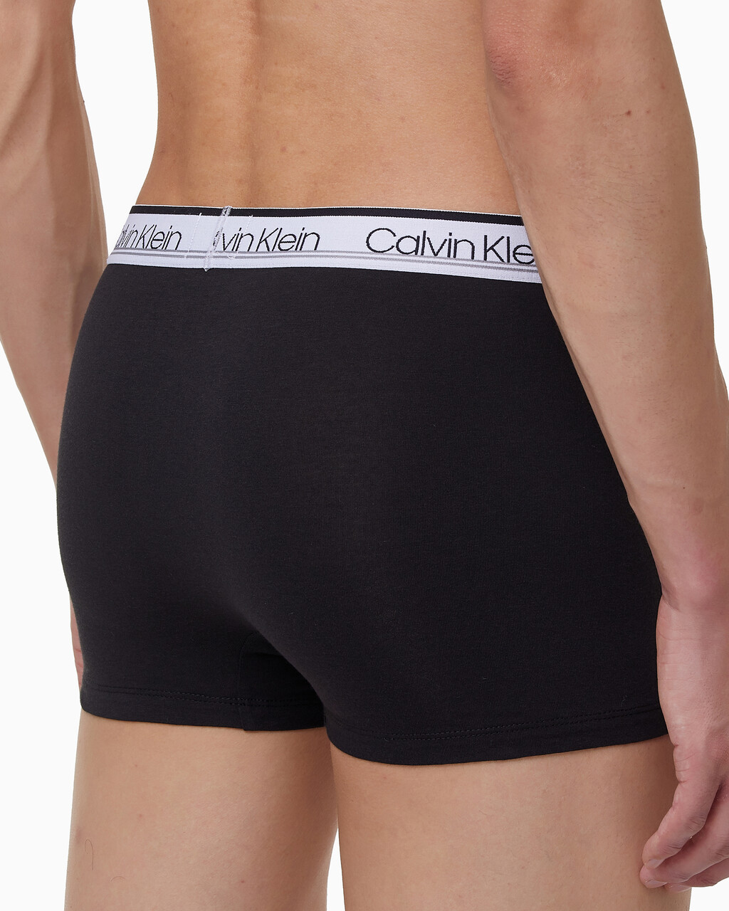 Buy 남성 코튼 스트레치 버라이어트 3PK 트렁크 in color BLACK