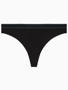 Buy 여성 토널 로고 코튼 T팬티 in color BLACK