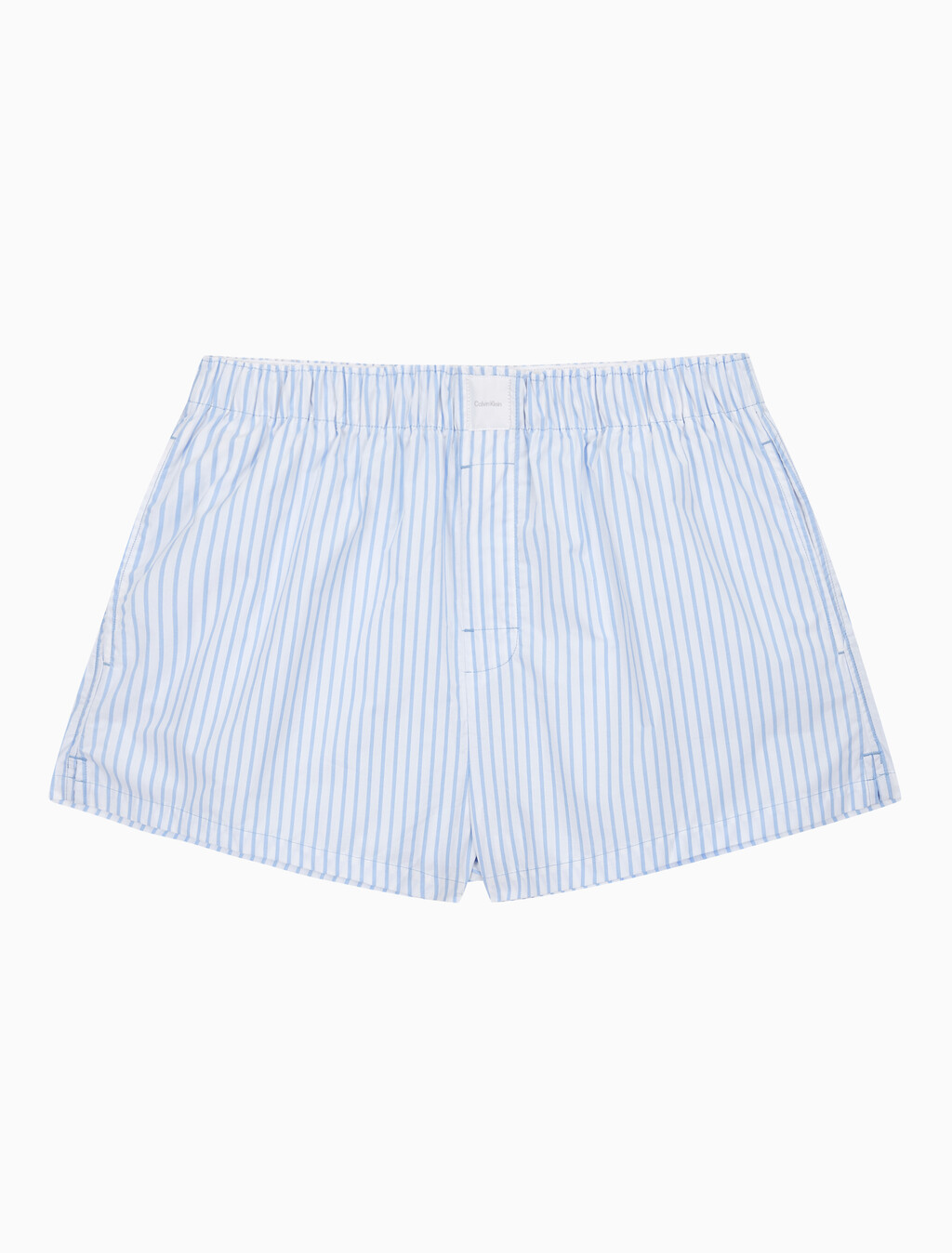 Buy 여성 코튼 포플린 웨이스트밴드 쇼츠 in color Blue