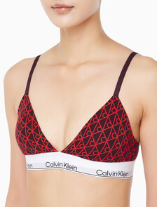 Buy 여성 아이콘 코튼 모달 트라이앵글 in color Red