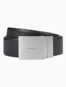 Buy 플라크 양면 버클 벨트 35MM in color BLACK/DARK BROWN