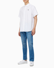 Buy 남성 릴렉스핏 옥스포드 반팔 셔츠 in color BRIGHT WHITE