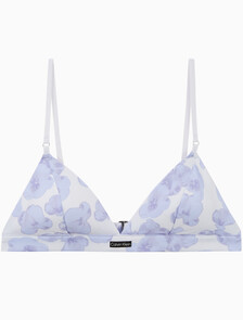 Buy 여성 새틴 AF 트라이앵글 in color Blue Print