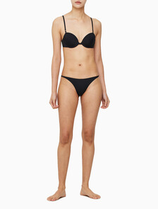 Buy 여성 미니멀리스트 T팬티 in color BLACK