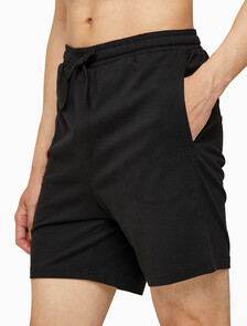 Buy 남성 니트 텐셀 쿨링 슬립 쇼츠 in color BLACK