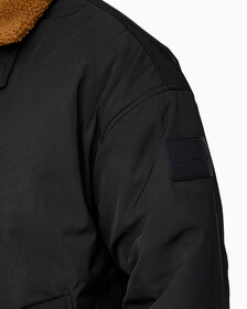 Buy 남성 리버서블 쉐르파 봄버 in color CK BLACK