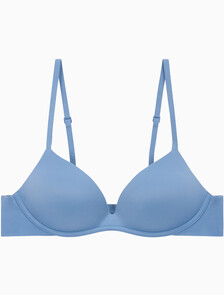 Buy 여성 퍼펙틀리 핏 와이어프리 푸쉬업 in color BLUE