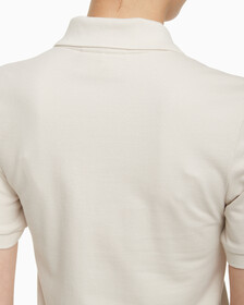Buy 여성 CK 로고 폴로 반팔 원피스 in color BLUR FLORAL_BLACK