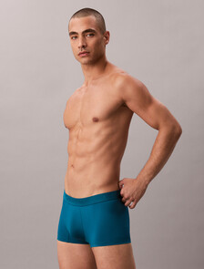 Buy 남성 CK 블랙 마이크로파이버 트렁크 in color TEAL MARINE