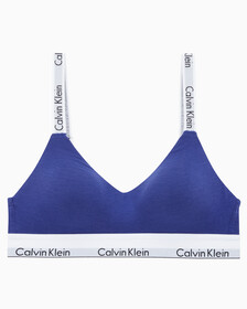 Buy 여성 모던 코튼 라이틀리 라인드 브라렛 in color SPECTRUM BLUE/SPICY ORANGE