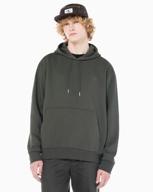 Buy 남성 롱슬리브 아카이브 플리스 후디 in color CHARCOAL