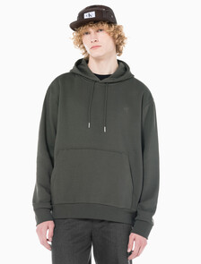 Buy 남성 롱슬리브 아카이브 플리스 후디 in color CHARCOAL