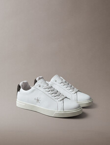 Buy 여성 로우 프로파일 컵솔 더블 벨크로 스니커즈 in color Bright White/Fudge/Grey Lilac