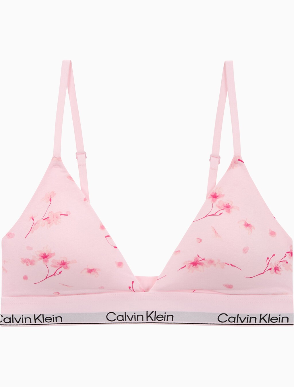 Buy 여성 아이콘 코튼 모달 트라이앵글 in color Pink Print