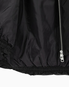 Buy 여성 숏다운 와이드넥 푸퍼 in color CK BLACK