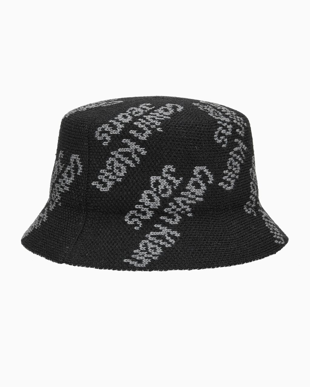 Buy 남녀공용 AOP로고 버킷햇 in color BLACK
