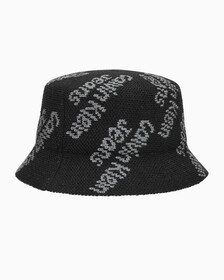 Buy 남녀공용 AOP로고 버킷햇 in color BLACK