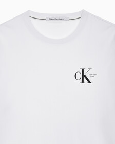 Buy 남녀공용  베이직 로고 긴팔 티셔츠 in color BRIGHT WHITE