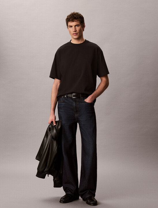 릴렉스드핏 쿨링 저지 모노로고 티