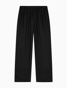 Buy 남성 새틴 슬립 팬츠 in color Black