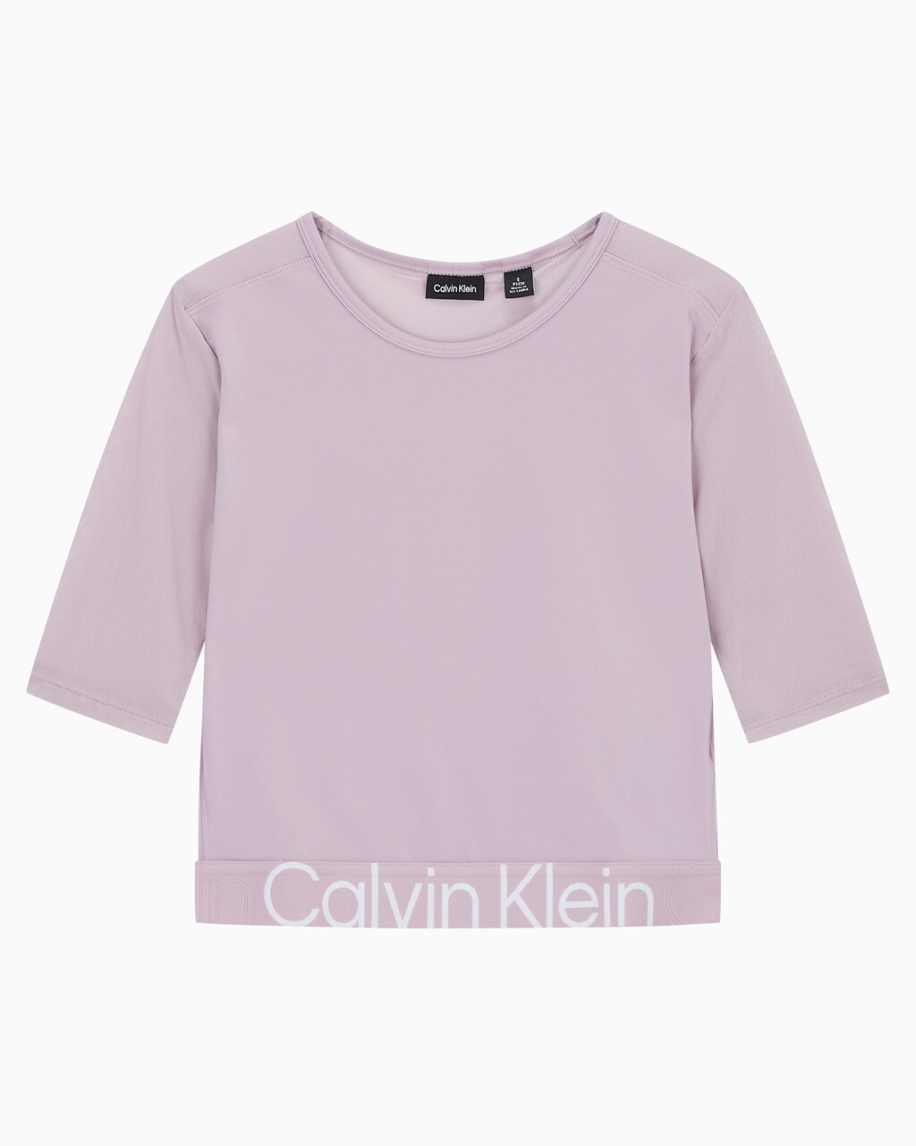 Buy 여성 레귤러 핏 스트레치 기능성 크롭 반팔 티셔츠 in color GRAY ROSE