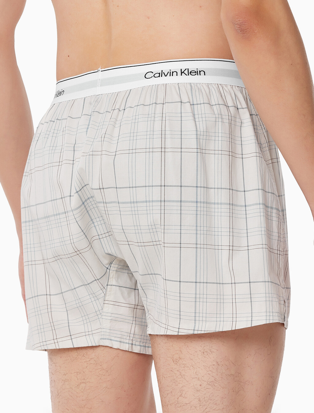 Buy 남성 코튼 포플린 박서 in color CROSSHAIR PLAID CHALK