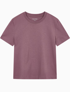Buy 여성 릴렉스핏 아카이브 로고 크루넥 반팔 티셔츠 in color CAPRI ROSE