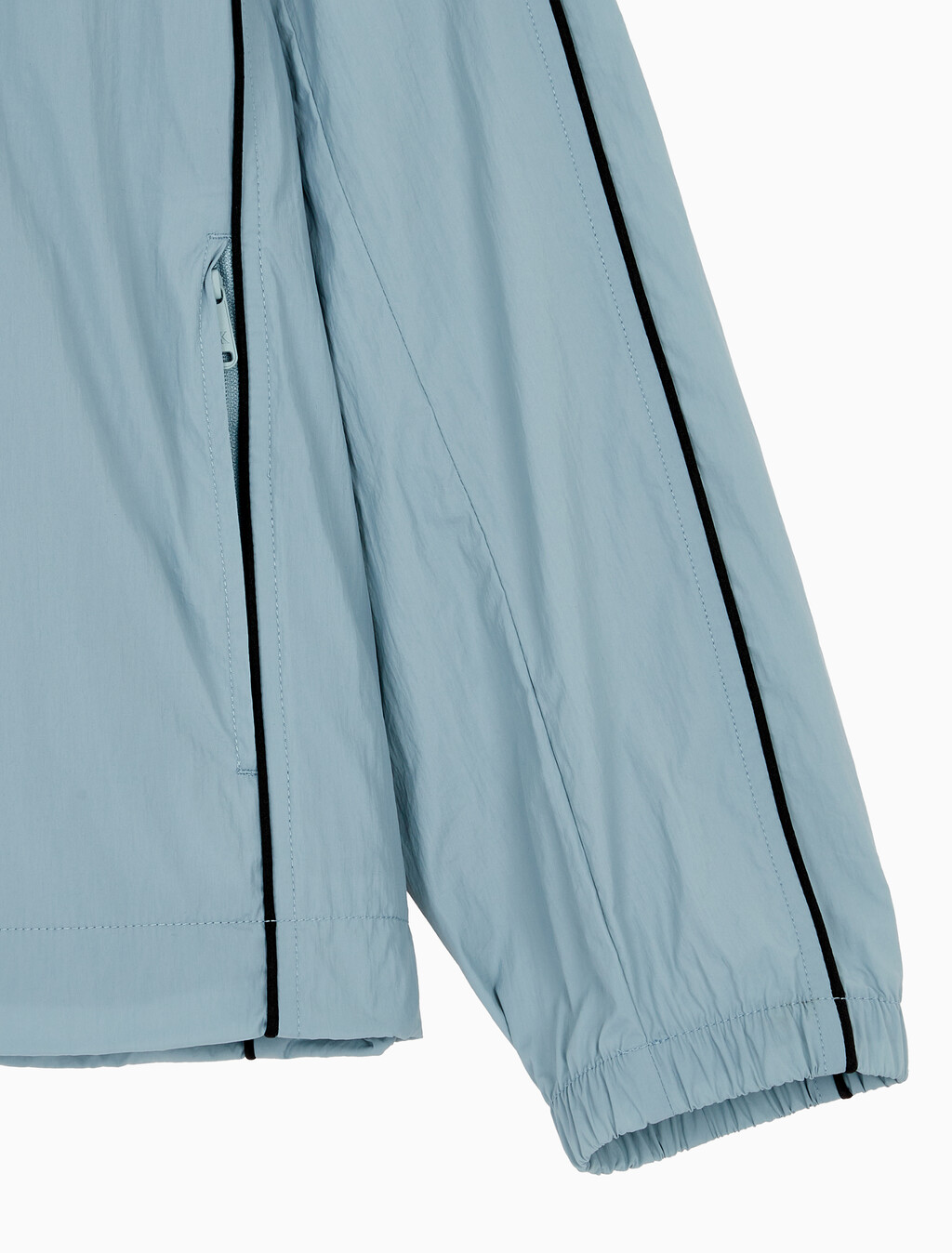 Buy 남성 릴렉스핏 스탠드 카라 트랙 자켓 in color STONE BLUE
