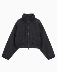 Buy 여성 크롭 패디드 재킷 in color BLACK