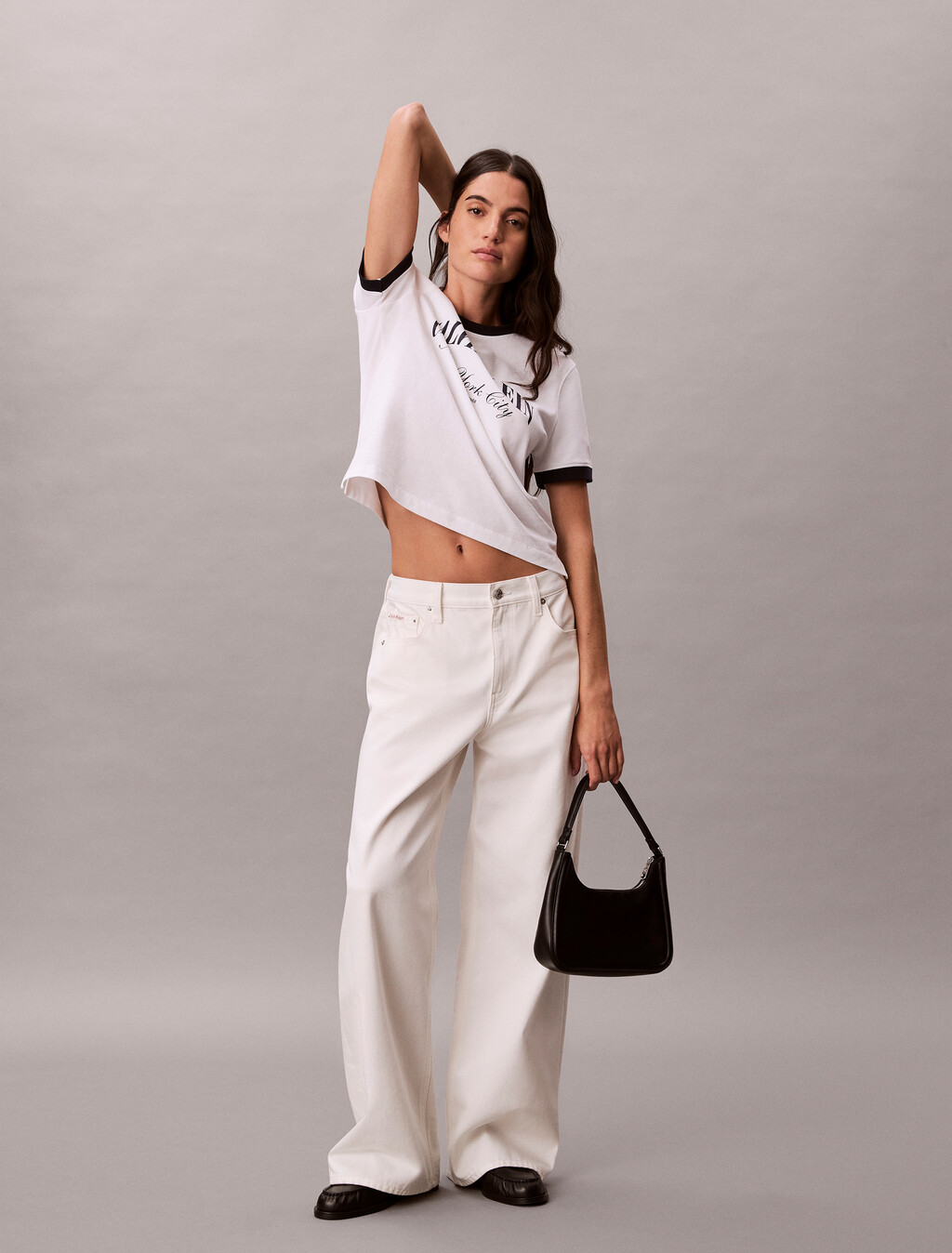 Buy 여성 캘빈클라인 링거 티 in color BRIGHT WHITE