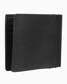 Buy 남성 CKJ 모노 하드웨어 코인케이스 빌폴드 in color BLACK