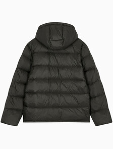 Buy 남성 나일론 집업 후드 다운 푸퍼 자켓 in color CHARCOAL