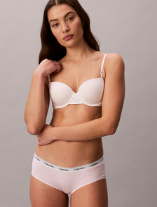 Buy 여성 모던로고 로우라이즈 힙스터 in color Pink