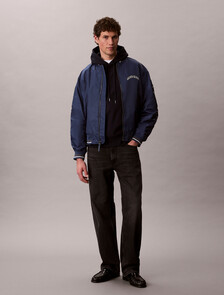 Buy 90S 스트레이트 37.5 진 in color Black