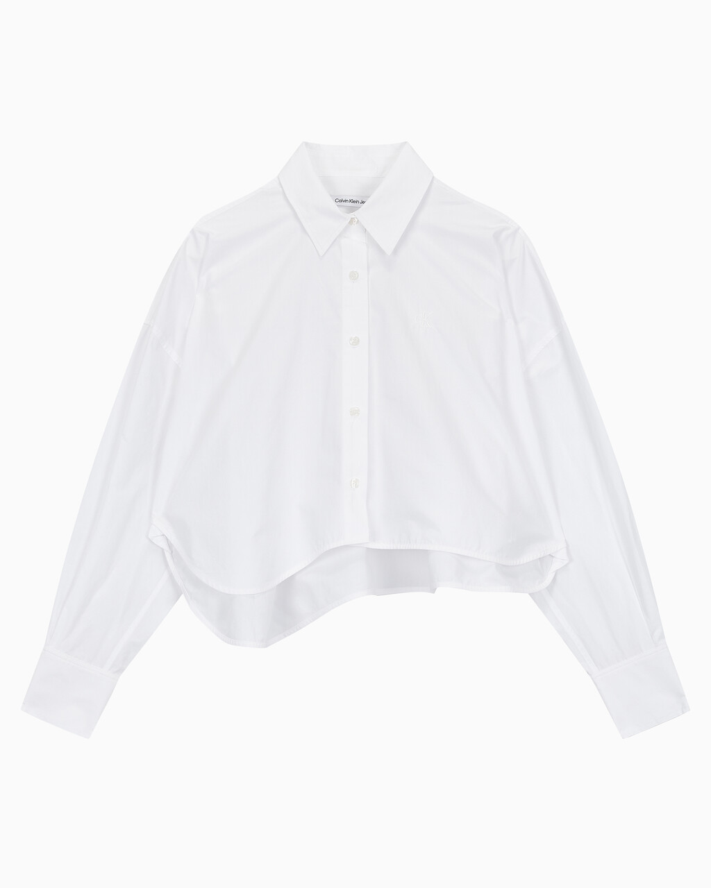 Buy 여성 크롭 패션 셔츠 in color BRIGHT WHITE