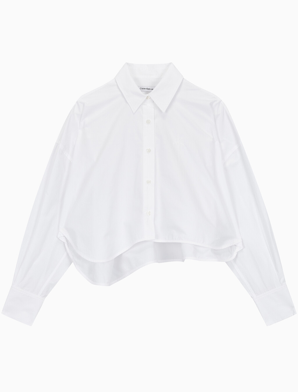 Buy 여성 크롭 패션 셔츠 in color BRIGHT WHITE