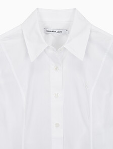 Buy 여성 롱슬리브 셔츠 드레스 in color BRIGHT WHITE